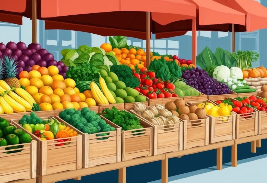 kios makanan organik