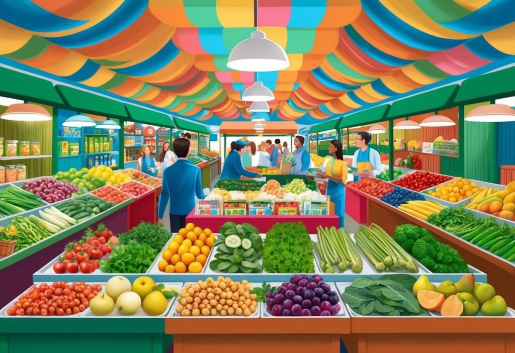 pasar makanan organik